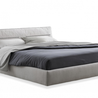 Italian Minimalist Double Bed Jacqueline Modern Double Bed